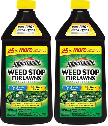 Spectracide Weed Stop for Lawns Concentrate,Kills Weed Roots,Not The Lawn,40