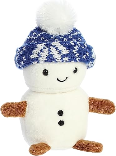 Miniatura 6 de Aurora Festive Holiday Land of Lils Lil' Pom - Animales de peluche de temporada - Regalos conmovedores - Blanco 6 pulgadas