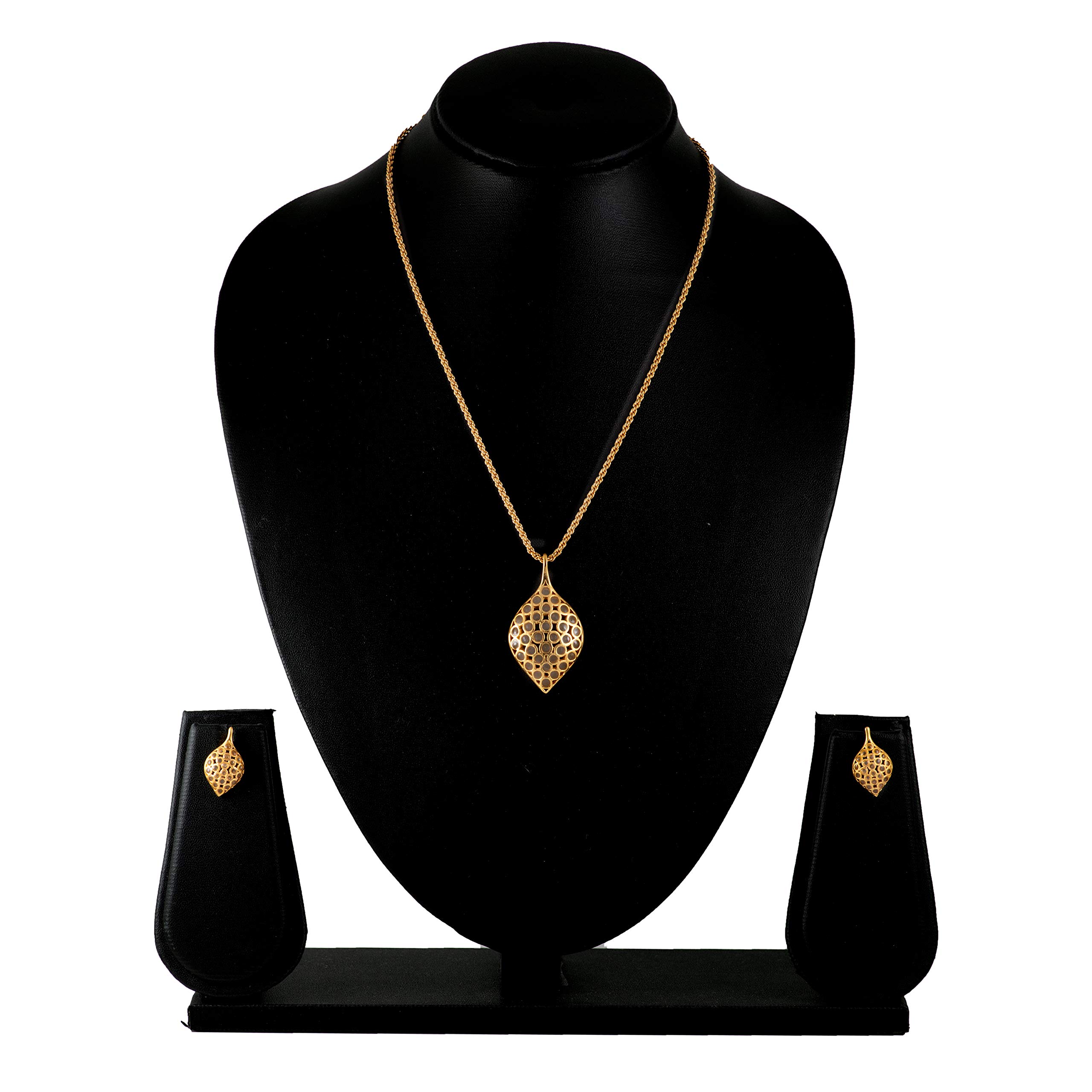 24Kt Plated Shell Chain Necklace Set