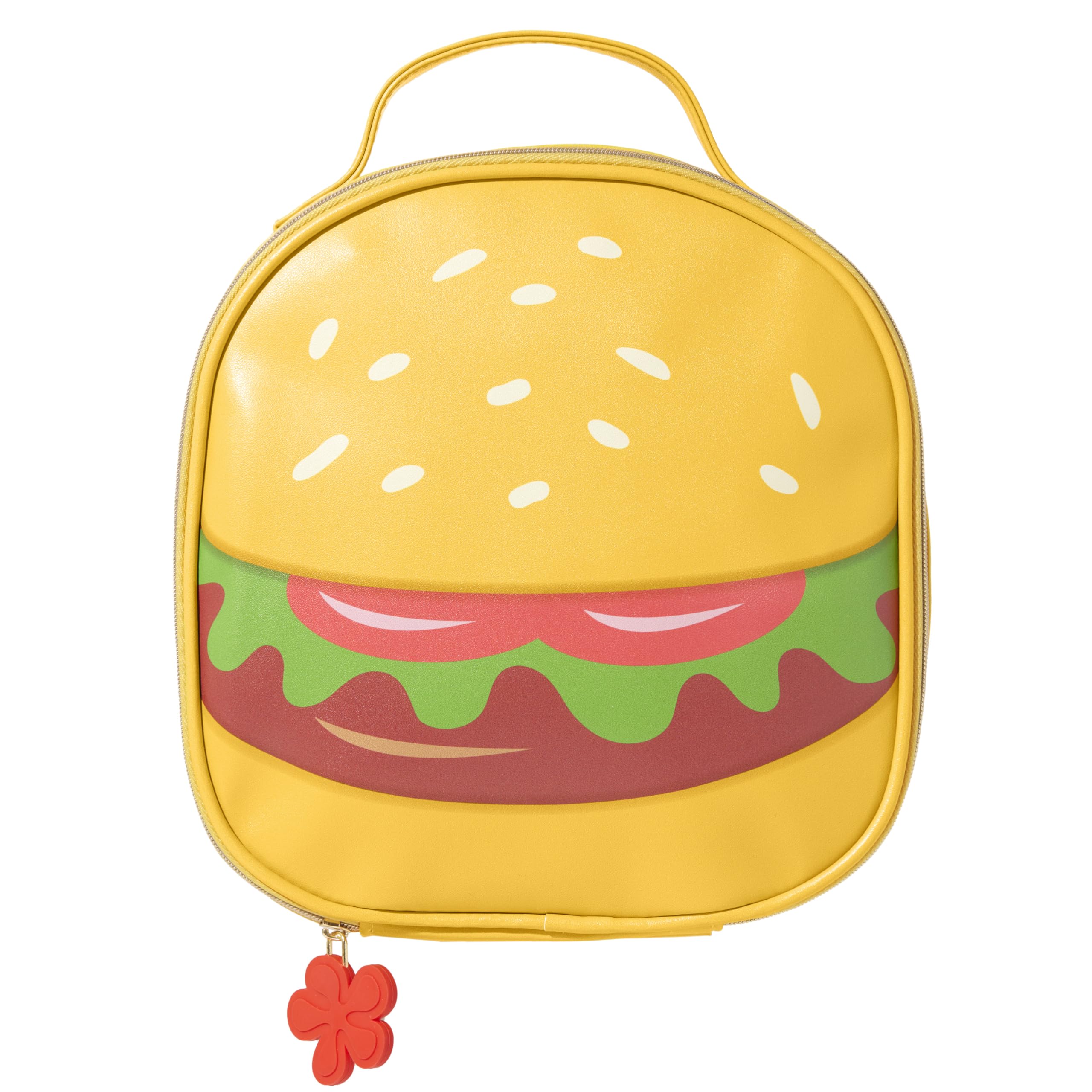 wet n wild SpongeBob Makeup Bag, Fun Full Zip Closure & Travel Friendly Handle – Krabby Patty