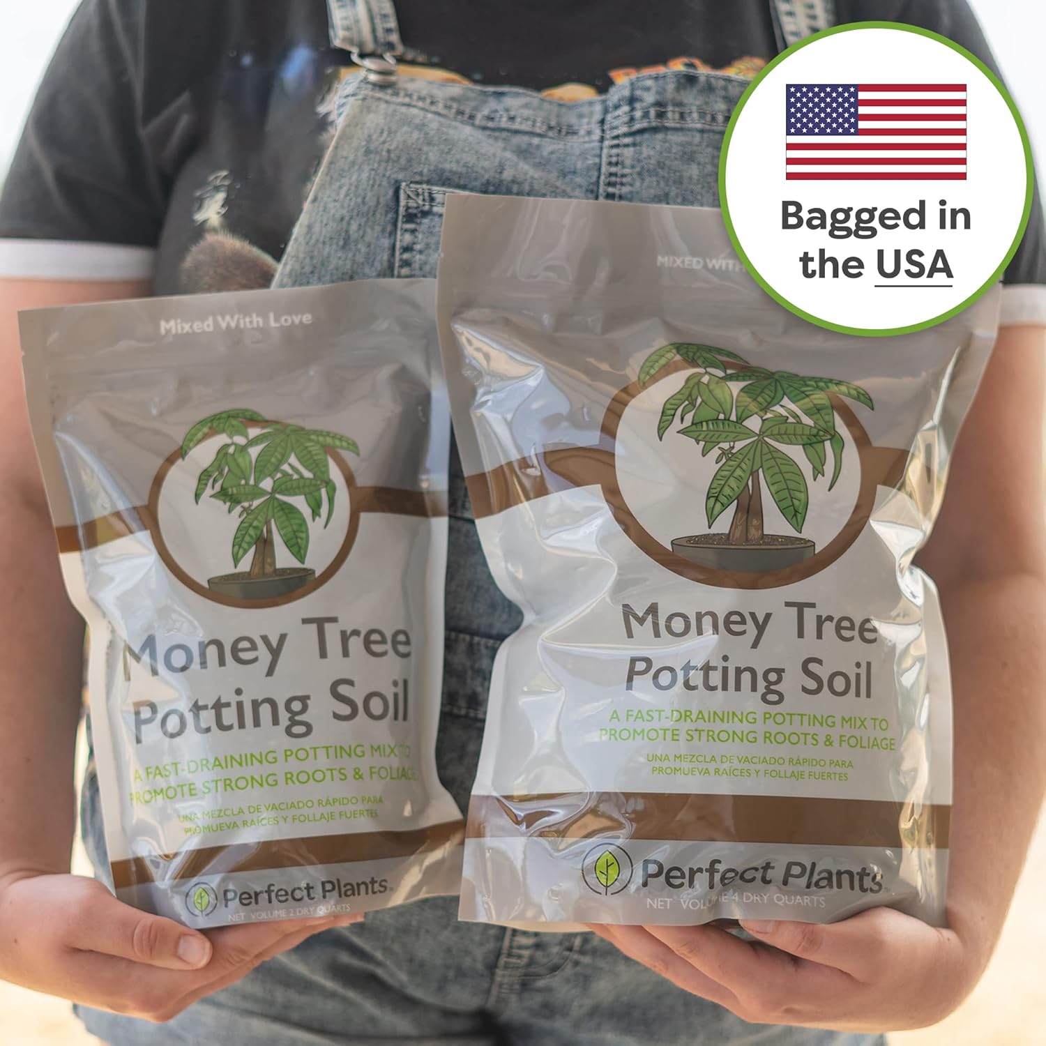 Perfect Plants Money Tree Potting Soil 4qt | Organic Coco Coir Based Plant Mix for Indoor Trees | Quickly Grow Your Indoor Forest - Image 6