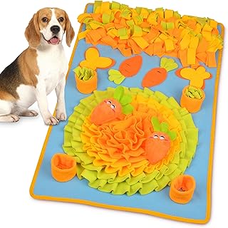 Sponsored Ad - Yrangee Snuffle Mat for Dogs, Interactive Snuffle Mat for Large Dogs Non Slip Dog Snuffle Mat for Sniff Tra...