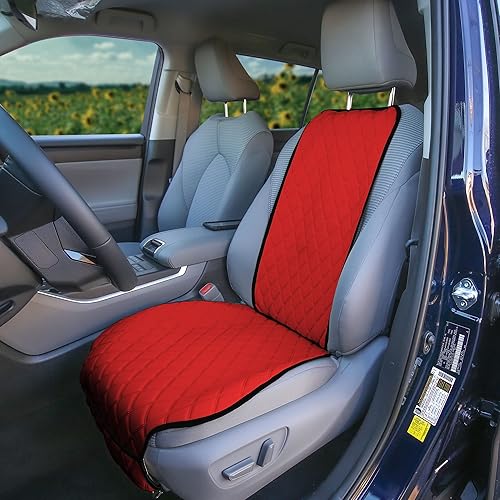 Miniatura 28 de FH Group Neosupreme - Cojines de asiento para automóvil, ajuste universal, cojín para asiento trasero de automóvil con respaldo de silicona Gris