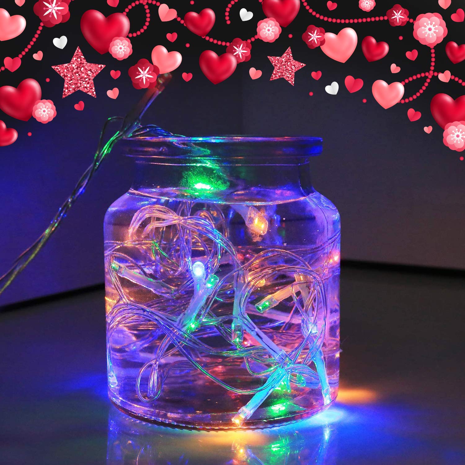 ARCHIES Diwali Lights for Home Decoration Gifts of Love -Starry Fire Fly Fairy Copper String LED Lighting with 100 LEDs 8 Modes Direct AC Plug in 9 mtr