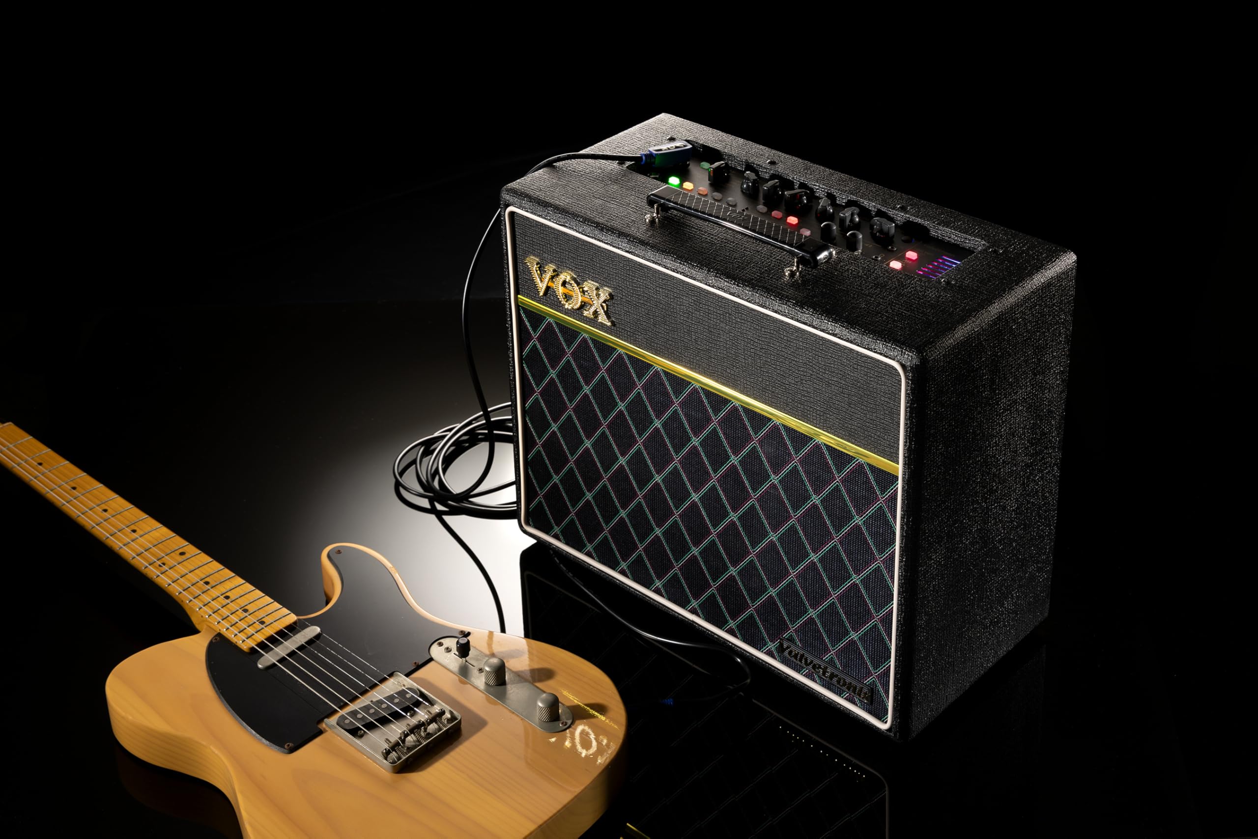 Vox - Valvetronix VT20X-CLBL - Amplificateur de guitare à modélisation 20W - Bleu Classique