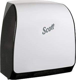 ScottÂ® Slimroll Manual Towel Dispensers (47091), White, for Orange Core ScottÂ® Slimroll Towels, 12.65