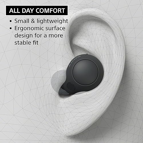 Miniatura 3 de Sony WF-C700N - Auriculares in-ear Bluetooth inalámbricos con cancelación de ruido con micrófono y resistencia al agua IPX4, color negro