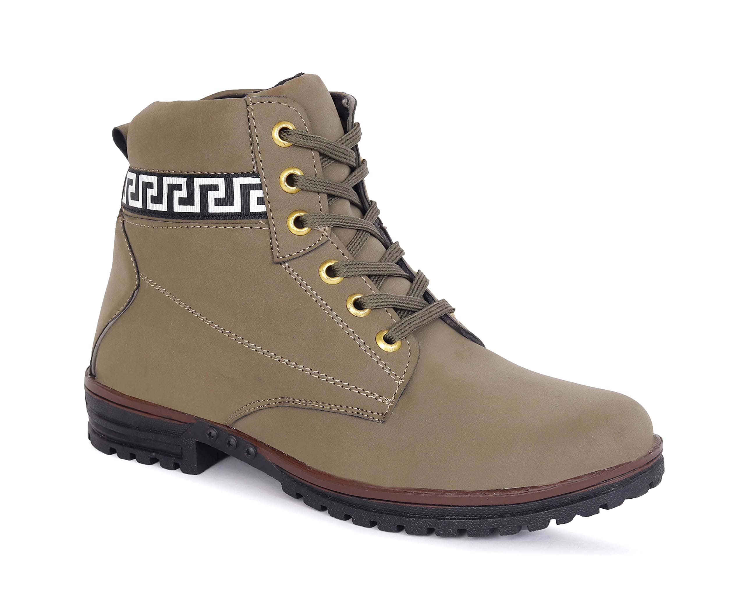 Gwal G Synthetic Leather Classy Boots, Outdoor and Casual Boot Shoes for Mens (Olive, Numeric_10) (B09HKGZPMQ) Amazon Price History, Amazon Price Tracker