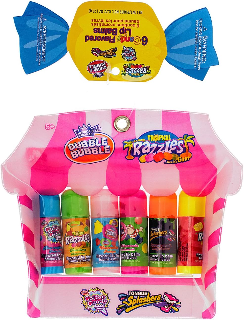 Concord Brands Concord Pvc Pouch Lip Balm, 6 Count