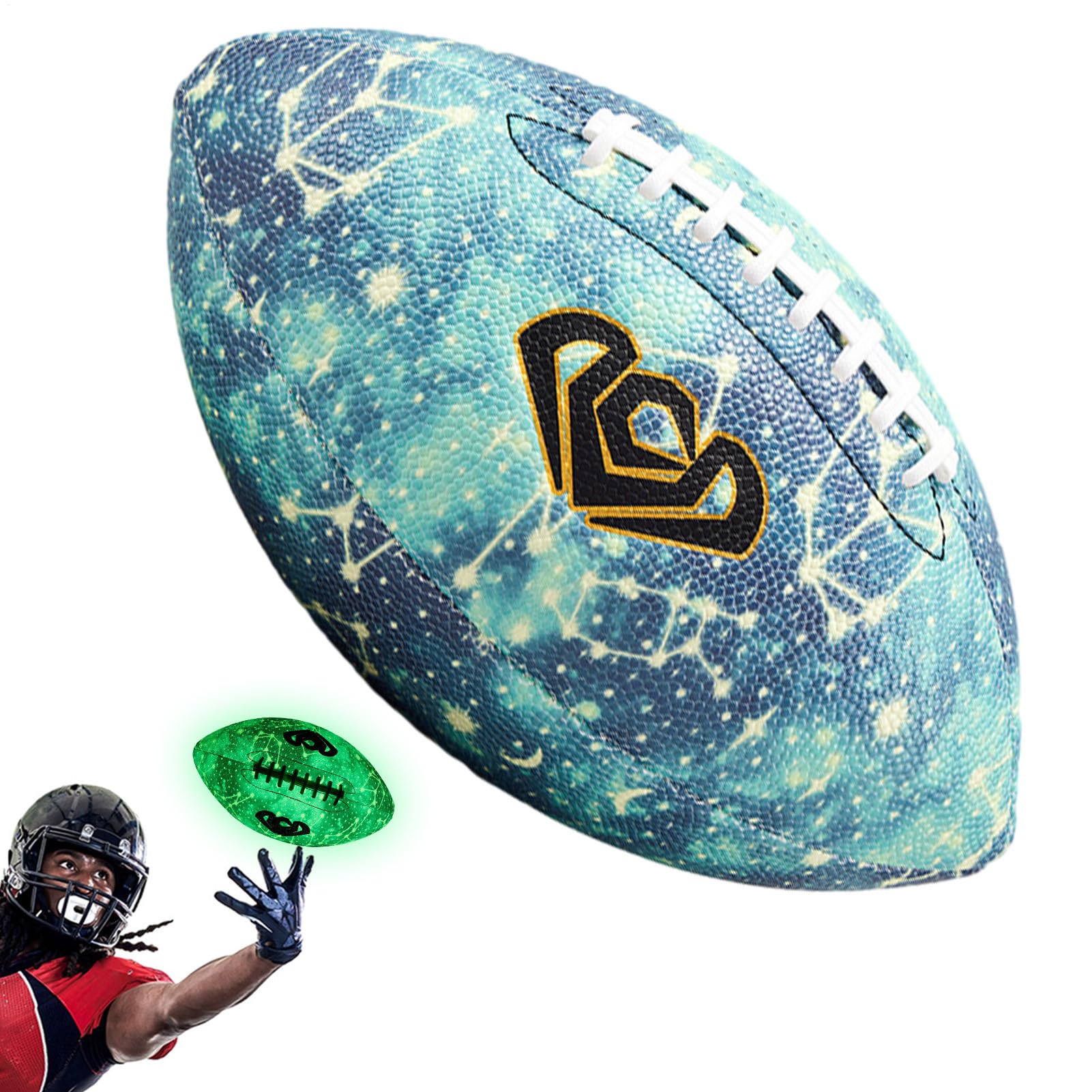 Generico Il calcio si, il calcio si, Pallone da Night Ball Super Grip