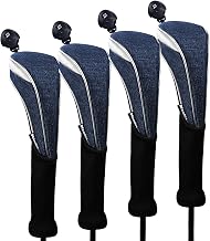 Andux CTMT-03 Set of 4 Hybrid Long Neck Clubcovers with Dial No