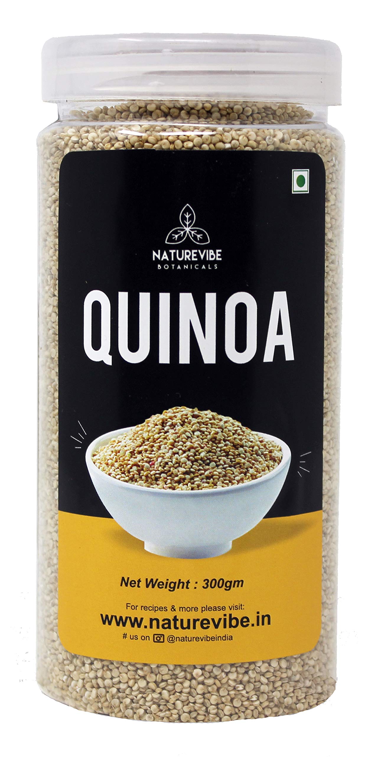 Naturevibe Botanicals Organic Quinoa Seeds - 300gm