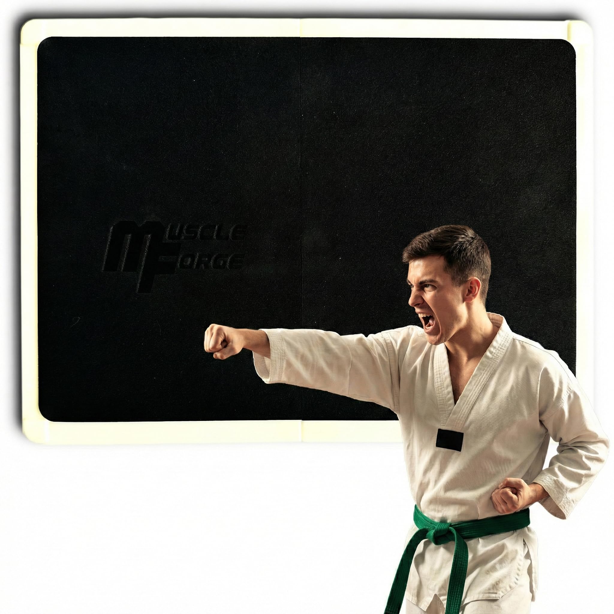 MuscleForge® Brechbrett für Kampfsport, Bruchtestbretter Taekwondo Karate MMA, Schlagbrett, Schaumstoff bedeckt Boxbrett für Erwachsene & Kinder, Taekwondo Breaking Boards