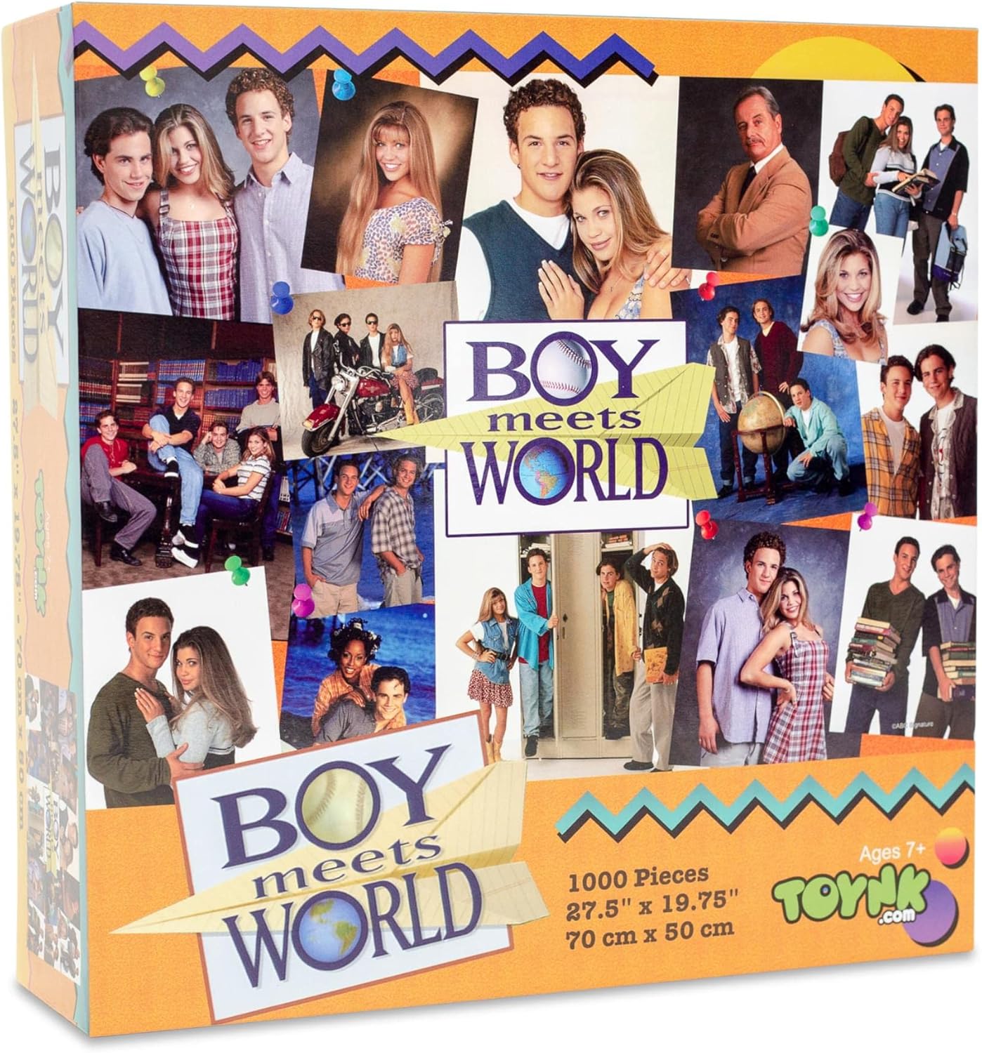Boy Meets World 1000-Piece Jigsaw Puzzle, Brain Teaser for Kids and Adults | 28 x 20 Inches