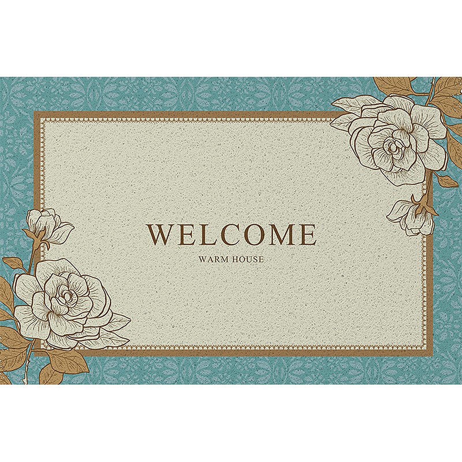 Tapis de bienvenue rétro américain pour créer une ambiance d'entrée chaleureuse