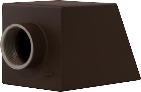 Cecetto 4 Square Water Fountain Spout Scupper for Pool Pond Fountain Water Feature - Brown