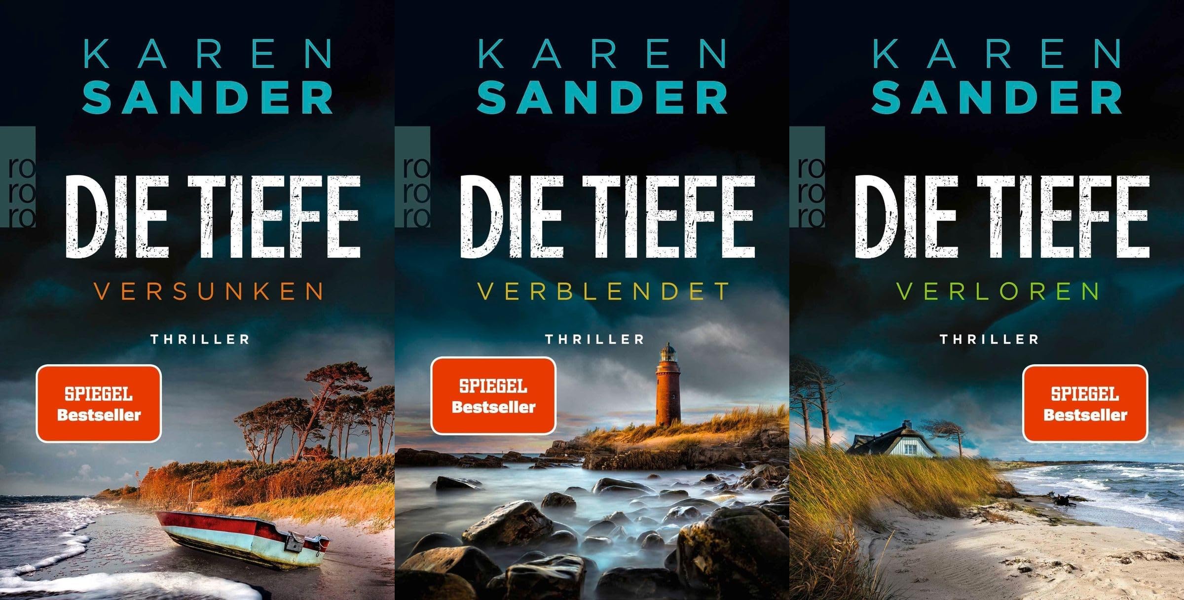 Die Tiefe-Reihe, Engelhardt & Krieger ermitteln 3 Bände + 1 exklusives Postkartenset