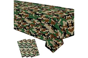 Camo Party Tablecloth Decorations | Disposable Camouflage Themed Party Supplies