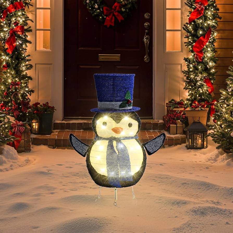 man ランプ penguin 電気 Xmas 置物 christmas man ランプ penguin 電気 Xmas 置物 christmas snowman ランプ