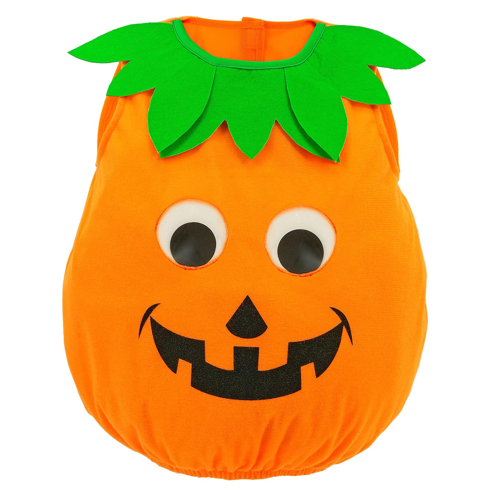 Disfraz De Calabaza Para Niños - Mono Y Gorro | Perfecto Para Halloween Y Fiestas