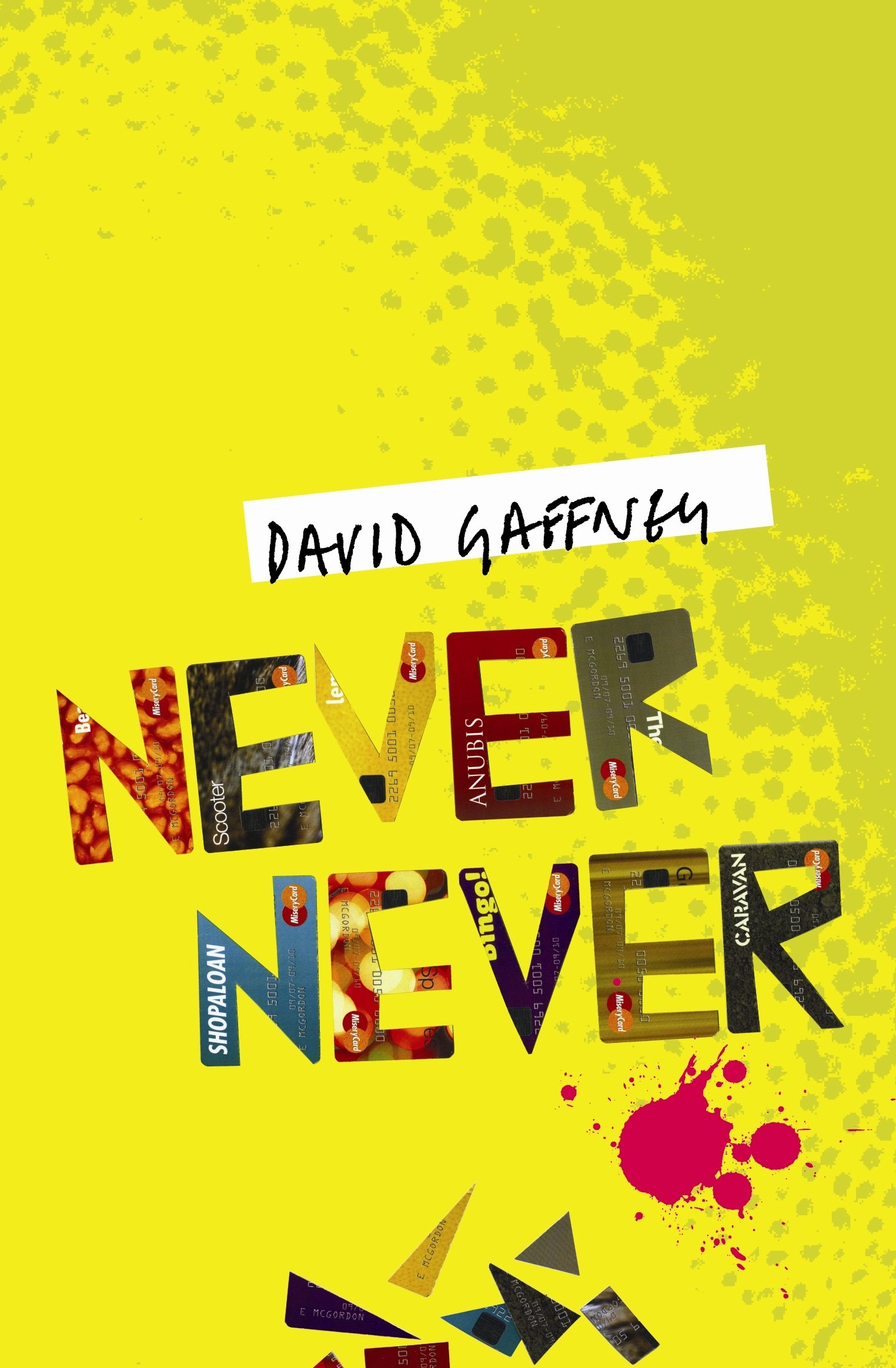 David Gaffney Signed Never Never Paperback Book 2008