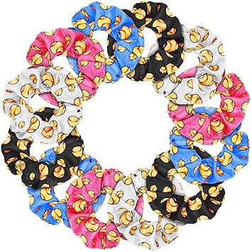 20 Pieces Basketball Softball Hair Scrunchies Satin Hairbands Scrunchy Elastic Hair Ties for Women Girls (Softball Style)