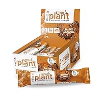 PhD Nutrition Smart Bar Barretta proteica vegana 12x64g Caramello salato – Protein Bar con 21g di proteine e poco zucchero, Adatta per una dieta macro