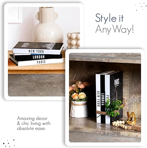 Miniatura 5 de Libros decorativos para decoración del hogar, libros de decoración para mesa de café, libros para decoración de mesa de café, libros decorativos en