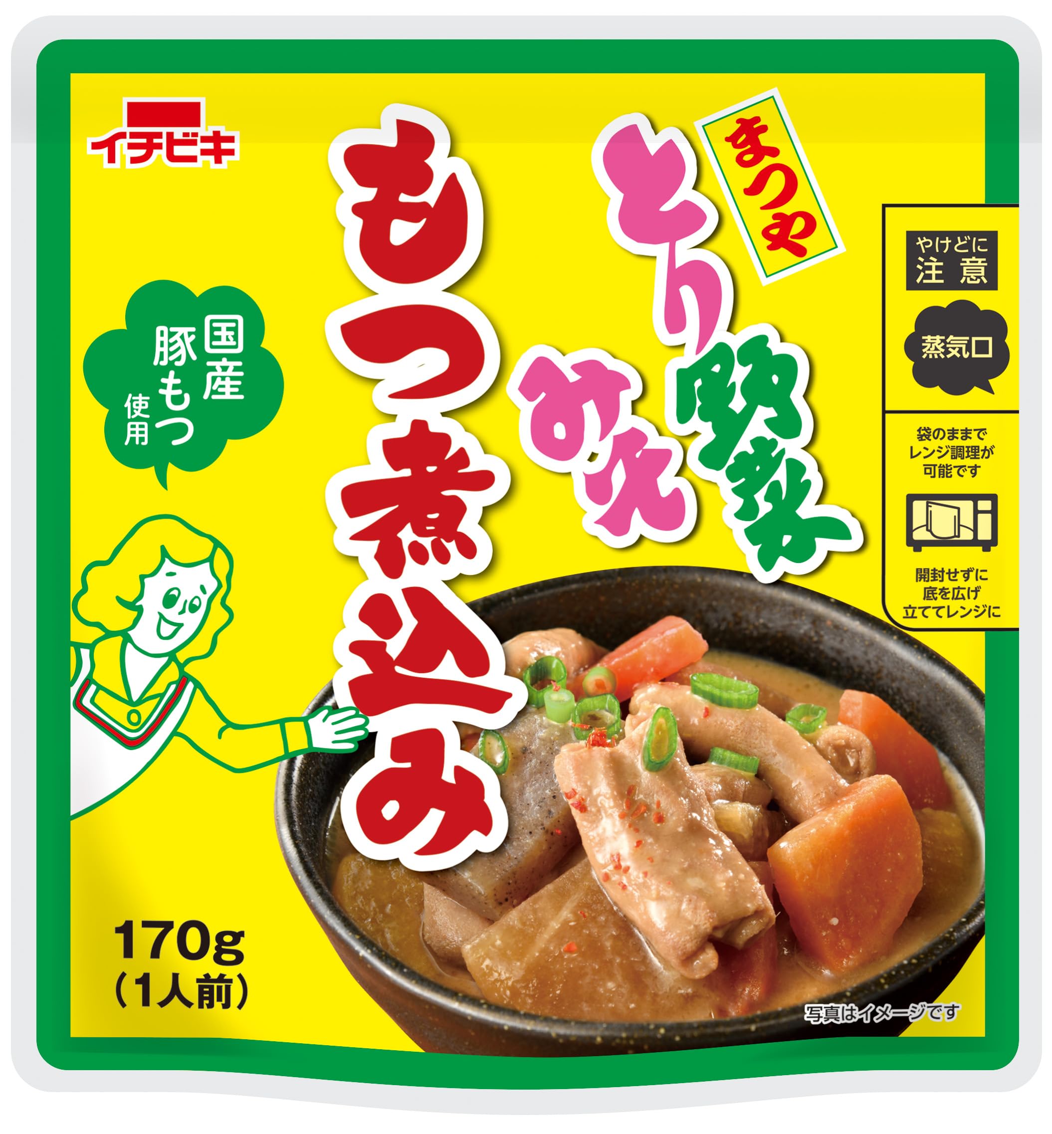 Amazon.co.jp: イチビキ とり野菜みそもつ煮込み 170g ×5個 : 食品