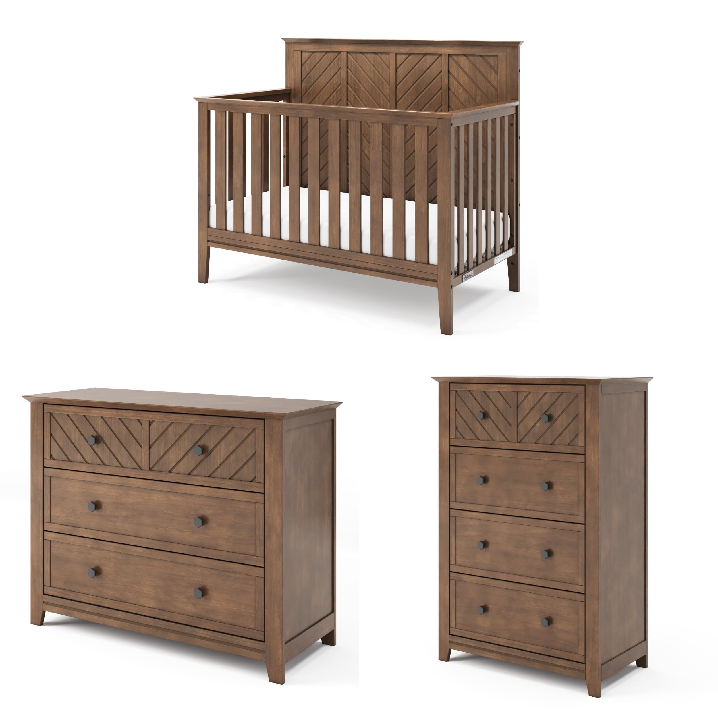 Amazon.com: Child Craft Atwood Crib, Dresser and Chest Nursery Set, 3