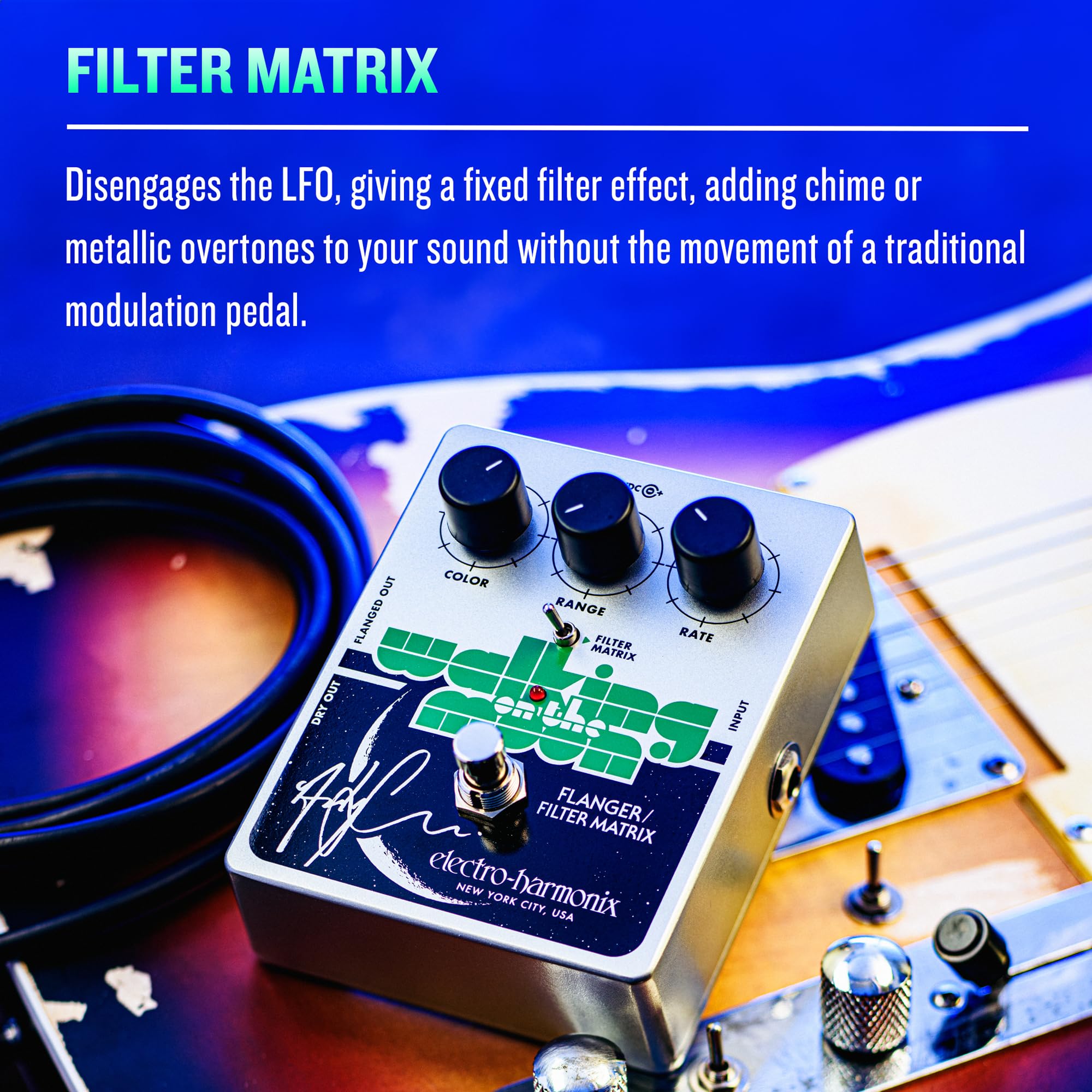 Electro Harmonix Andy Summers Walking On The Moon Flanger - Effetti per chitarra