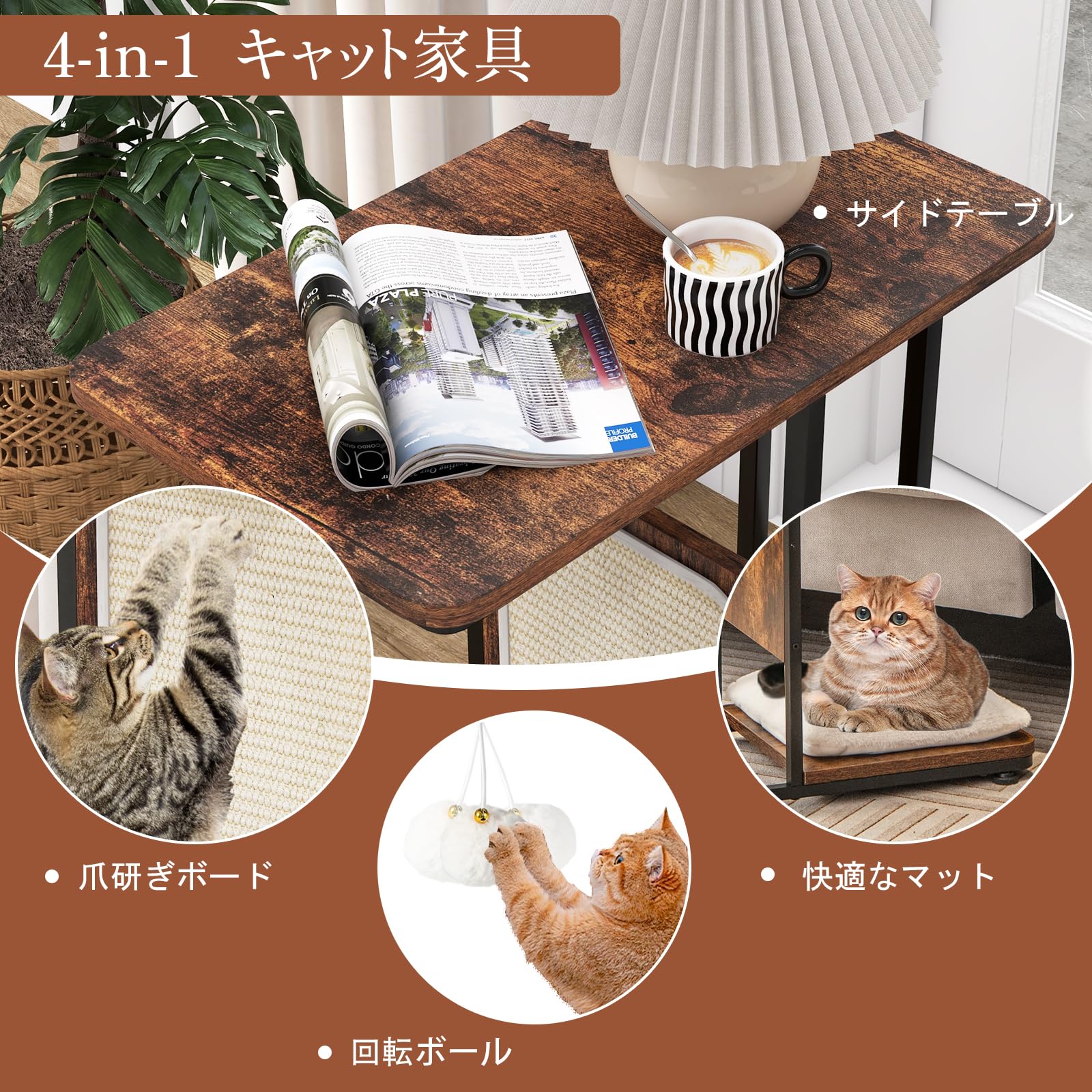 ガラストップサイドテーブル ガラストップベッドサイドテーブル　中　猫脚　剥離 フランスラタンガラストップサイドテーブル ベッドサイド中猫脚剥離