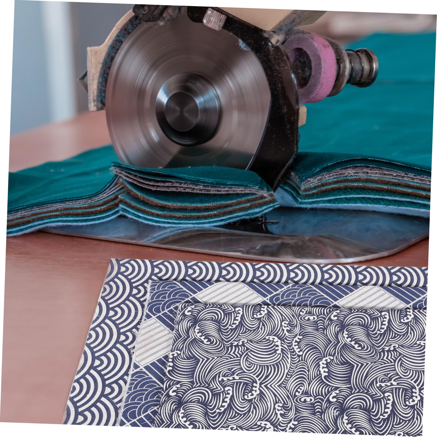 Tessuto Patchwork in Lino Cotone 3 Fogli per Cucito Creativo