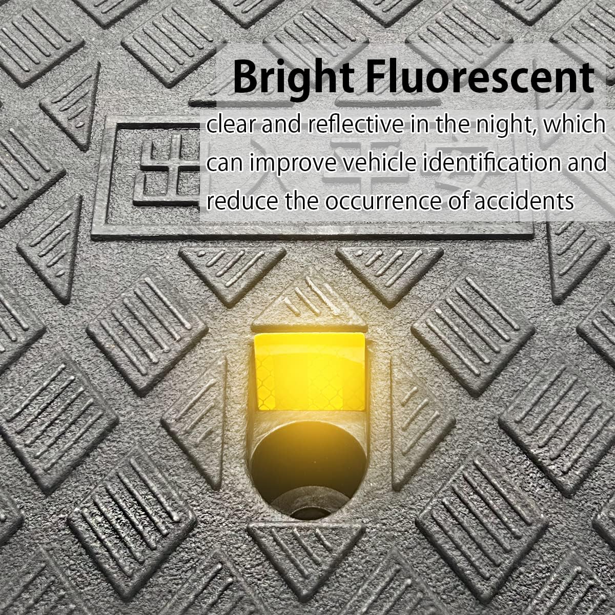 Rampa di Marciapiede in Plastica Rampa carrabile per marciapiede per Auto per Garage Rotelle car set da 2 con 2 Bulloni di Espansione - 4