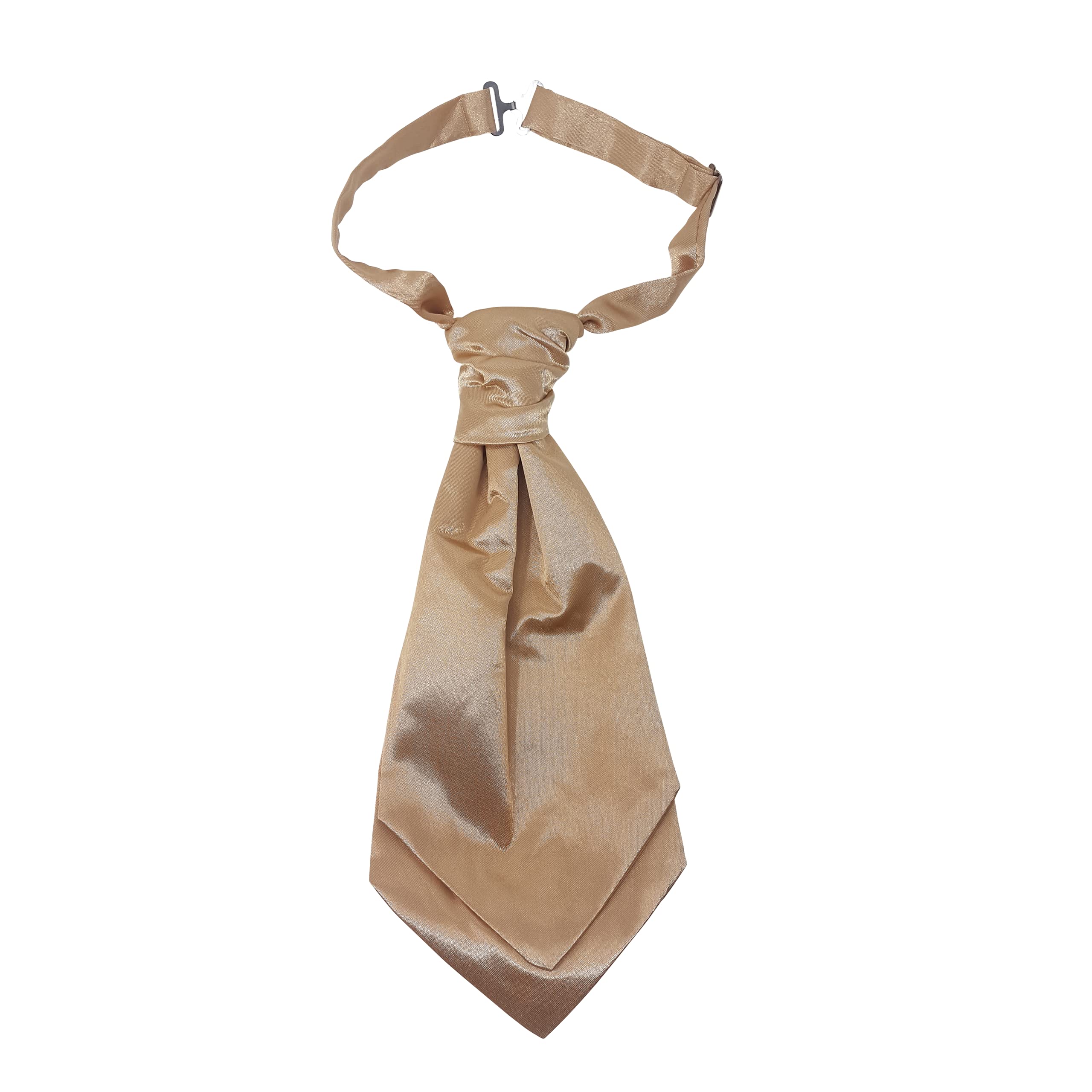 Ws Uk Men's Gold Solid Colour Cravat [Gold]