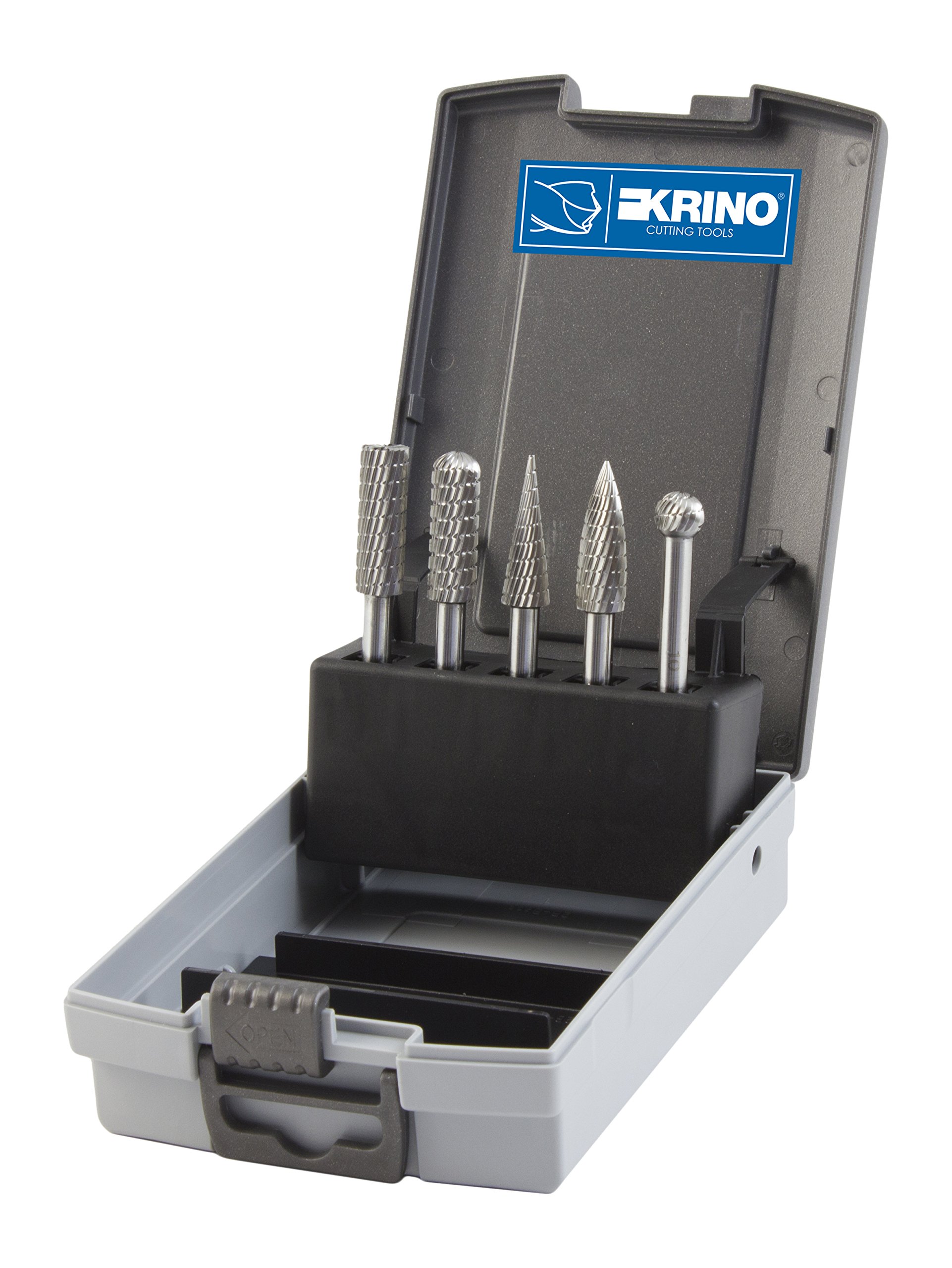 Krino 26008404 Lima limadoras HSS, juego de 5 unidades), acero