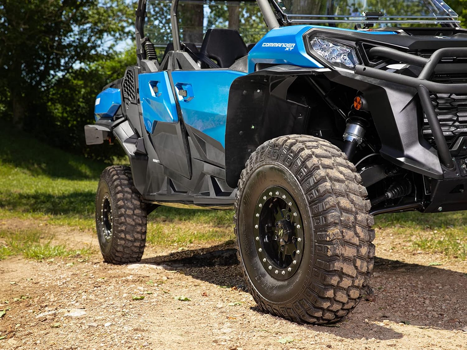 SuperATV Fender Flares/Mud Guards/Mud Flares compatible with Can Am Commander DPS/XT/XT-P/Max DPS/Max XT 2021+ | Extreme Durability | Protect Against Rocks, Dirt, Sand, & Mud | USA Made
