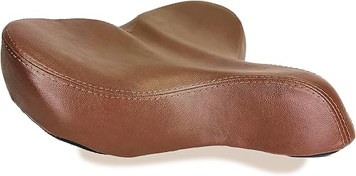 Sixthreezero Asiento de bicicleta, cómodo sillín de bicicleta de repuesto con asiento extra grande y cojín Super Max diseño ergonómico ancho