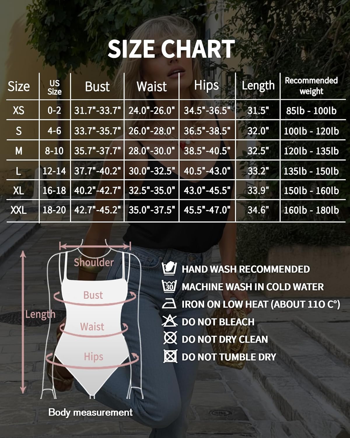 MANGOPOP Women's Bodysuit V Neck Spaghetti Strap Tank Tops Cami Backless Sleeveless Loose Fit Blouse Body Suits Sexy Casual - Image 7