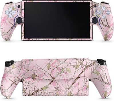 Glossy Glitter Gaming Skin Compatible with PS5 Portal Remote Player - Conceal Pink - Premium 3M Vinyl Protective Wrap Decal Cover - Easy to Apply | Crafted in The USA by MightySkins