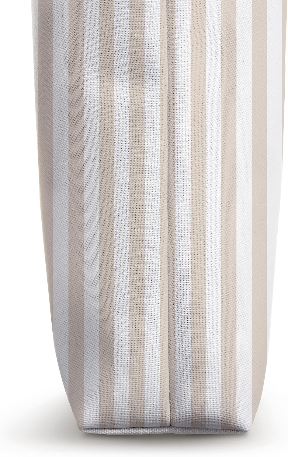 Chocolate Brown & Tan Long Haired Dachshund Neutral Stripes Tote Bag