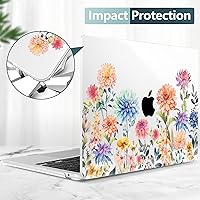 Vista 93 de TWOLSKOO for M4 MacBook Air 13.6 inch Case 2025-2022 Release M4 A3240 M3 A3113 M2 A2681, Plastic Hard Shell & Screen Protector & Keyboard Cover &