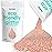 Hemway Eco Friendly Biodegradable Glitter 100g / 3.5oz Bio Cosmetic Safe Sparkle Vegan for Face, Eyeshadow, Body, Hair, Nail and Festival - Ultrafine (1/128 0.008 0.2mm) - Rose Gold