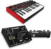 Vista 20 de Akai Professional MPK Mini MK3 - Controlador de teclado MIDI USB de 25 teclas con 8 almohadillas de percusión con retroiluminación, 8 perillas