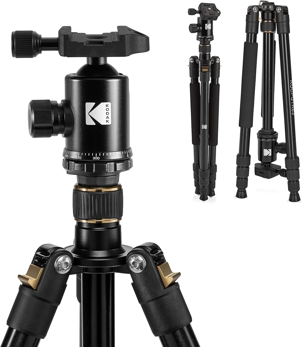 KODAK 63-Inch 2-in-1 Tripod & Monopod, Bluetooth Remote