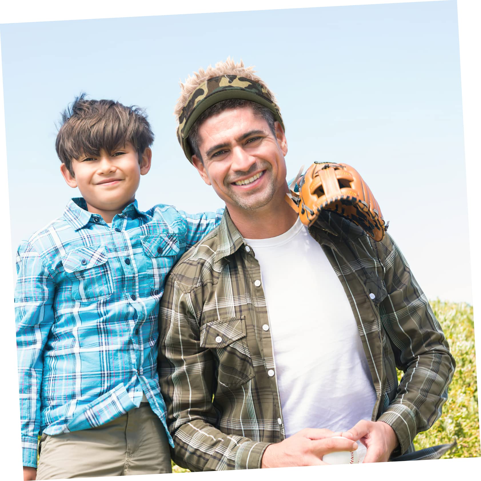 Healeved Béisbol Unisex Peluca Deportiva para Actividades Aire Cómodo para Hombres y Mujeres