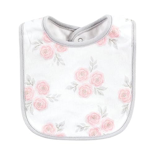 Miniatura 123 de Hudson Baby - Baberos unisex de algodón para bebés, Aviación, talla única