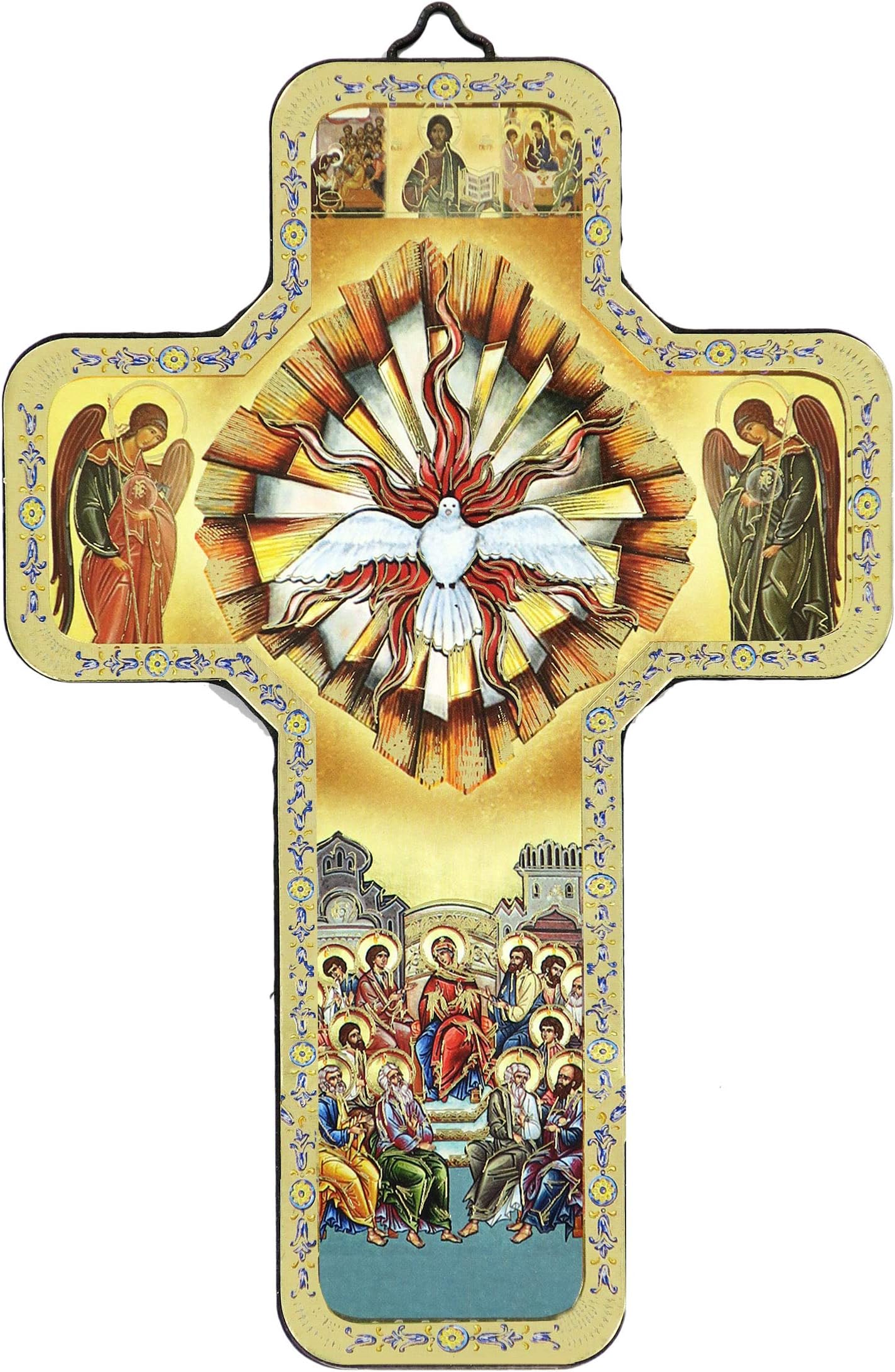 Ferrari & Arrighetti Gift Credit: Cross Holy Spirit Icon - 12 x 18 cm