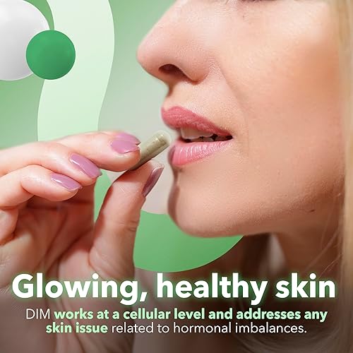 Miniatura 6 de Suplemento de estrógeno dim para armonía hormonal y salud de la piel, suministro de 2 meses - 200 mg de diindolilmetano para el equilibrio del
