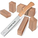 Hanpex 6-Inch Japanese Hand Saw, SK5 Pull Saw With Flexible Blade for Flush Cut Woodworking, DIY and Small Projects